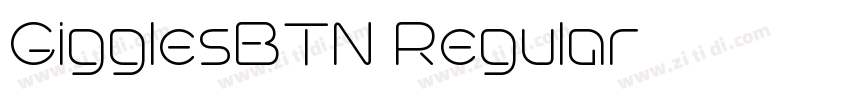GigglesBTN Regular字体转换